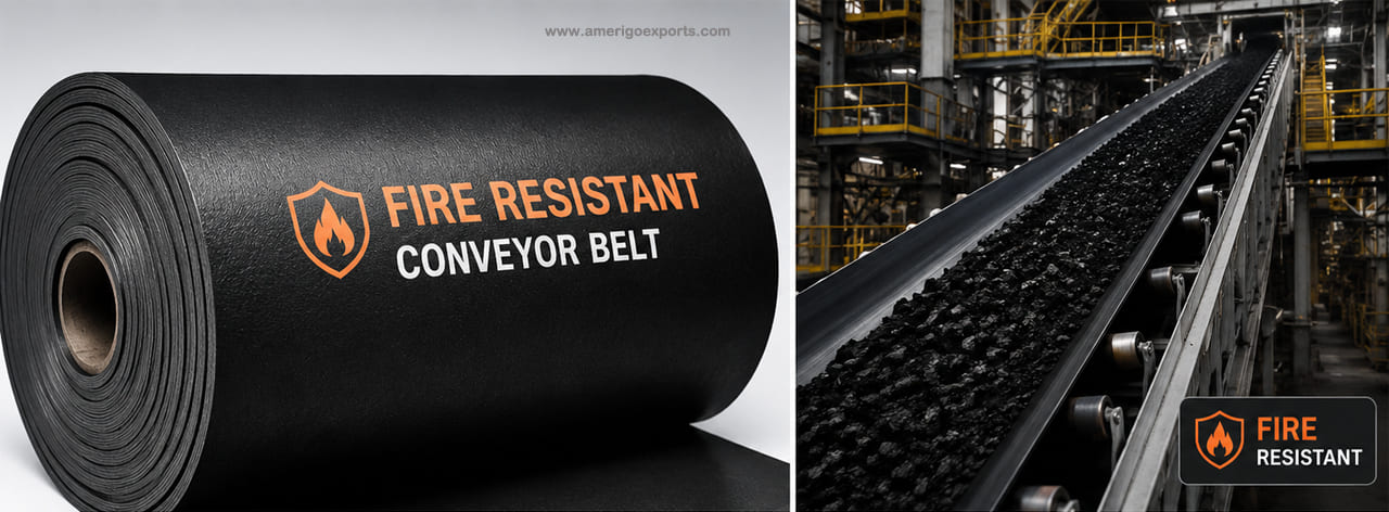 Fire Resistant conveyor-belts